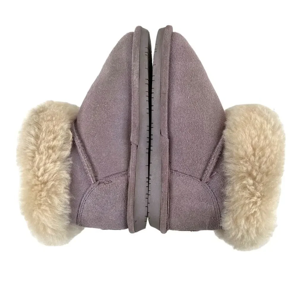 BEARPAW the Abby Boot in Lavender Size 2 Big Girl